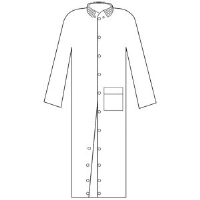 MCR Safety 260C 60" Raincoat w/ Corduroy Collar, Yellow, S