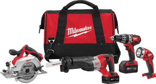 Milwaukee 2694-24 M18&#153L 18 Volt Cordless 4 Tool Combo Kit