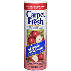 WD-40 277119 Carpet Fresh&reg; Powder Deodorizer,14 oz Apple Cinnamon