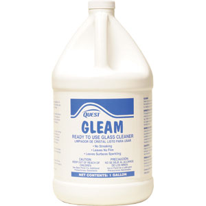 Quest Chemical 280415 Gleam RTU Glass Cleaner, 4x1 Gal.