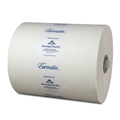 Georgia Pacific 2930P Cormatic&reg; Hardwound Roll Towel, White