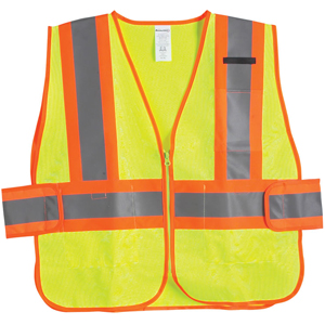 Jackson Safety 3012877 ANSI Class 2 Deluxe Mesh Safety Vest, M-XL