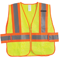 Jackson Safety 3012877 ANSI Class 2 Deluxe Mesh Safety Vest, M-XL