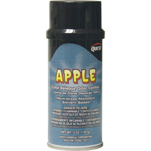 Quest Chemical 315 Apple Total Release Odor Eliminator, 6 oz, 12/Cs.