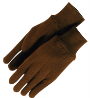 Majestic Glove 3401/10 Brown Jersey, L - 12 Pair