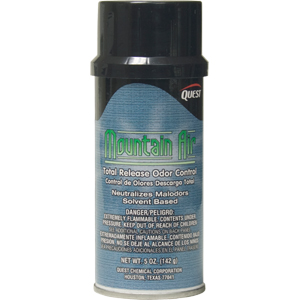 Quest Chemical 344 Mountain Air Total Release Odor Eliminator, 6 oz, 12/Cs.
