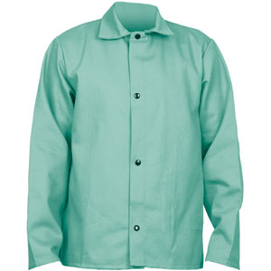 MCR Safety 39030S 30&#34; Welding Jacket, Flame-Retardant Cotton, S