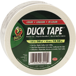 Duck Brand 394559 Duct Tape 1.88&#34; x 20 yd, Professional White