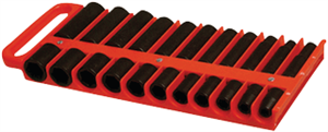 Lisle 40900 1/2&#34; Magnetic Socket Holder (Red)