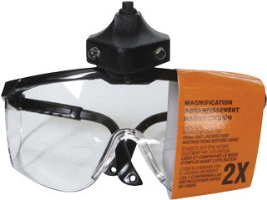 Mayhew Tools 45050 CatsPaw™ Lighted Magnifying Safety Glasses