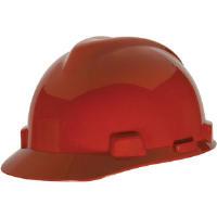 MSA 463947 V-Gard® Standard Cap w/Staz-On, Red