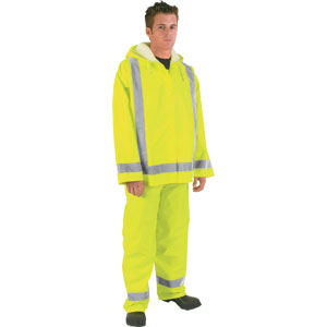 MCR Safety 500RJH Luminator Jacket w/ Reflective Tape, Lime, M