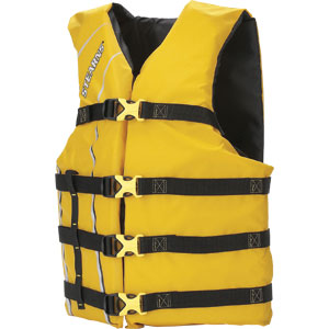 Stearns 5311OSYL Stearns Classic&#153; Life Preserver Vest, Adult, Yellow