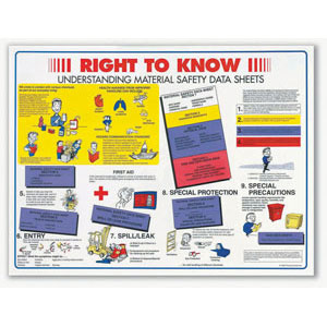Brady 53200 Right-To-Know Poster, English