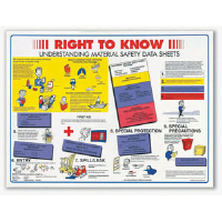 Brady 53200 Right-To-Know Poster, English