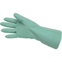 MCR Safety 5319U Green Unlined Nitrile Gloves, 15 mil, Size 9