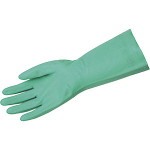 MCR Safety 5330S 18 Mil, Flock Lined Nitrile Gloves,Size 10.5,(Dz.)