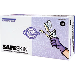 Kimberly Clark 55082 Purple Nitrile Exam Gloves, 10Pk./100Ea, M