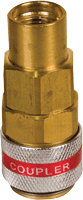 FJC Inc. 6007 Straight R134a Quick Coupler - High Side