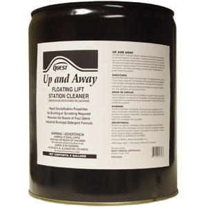 Quest Chemical 602004 Up &amp; Away Lift Station Degreaser, 5 Gal.