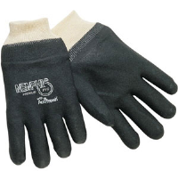 MCR Safety 6100S Memphis™ Premium Black PVC Gloves,DD Knit,(Dz.)