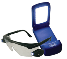 Astro Pneumatic 6328G 28 LED Flip Light w/ LED Lighted Safety Glasses
