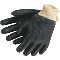MCR Safety 6500S Double Dipped PVC Textured Gloves, Knit,(Dz.)