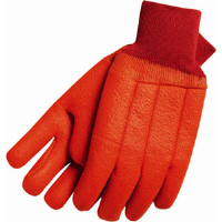 MCR Safety 6700F Double Dipped PVC Gloves,Orange,(Dz.)