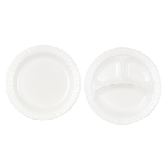 Dart 6PWQ Quiet Classic&reg; Foam Plastic Plates, 6&#34;, 1000/Cs.