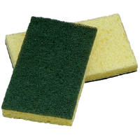 Impact Products 7130P Cellulose General-Duty Scrubber Sponges, 5/Cs.