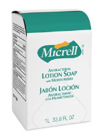 Gojo 7188-10 Micrell Antibacterial Lotion Soap, 1000 mL, 10/Cs.