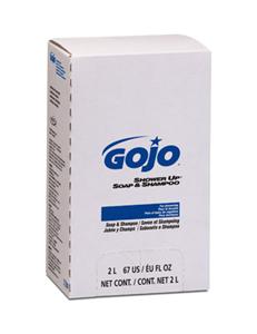 Gojo 7230-04 Shower Up&reg; Soap &amp; Shampoo, 2000ml, 4/Cs.
