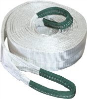 K Tool International 73813 Tow Strap 4" x 30' 40,000 lb Capacity - Looped Ends