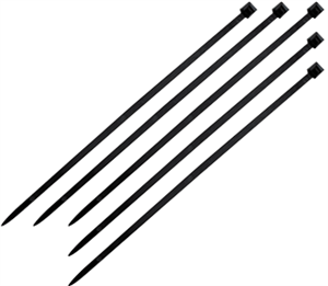 K Tool International 78140 Cable Ties, 14 &#34; 100 Pack - Black