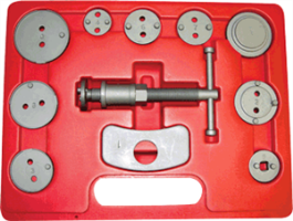 Astro Pneumatic 7860 11 Pc. Disc Brake Pad & Caliper Service Tool Kit 