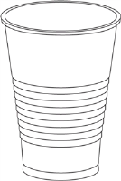 Dart 7N25 Conex® Translucent Plastic Cups, 7 Oz.
