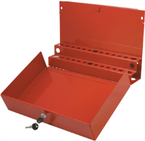 Sunex 8011 Large Locking Screwdriver/Prybar Holder, Red