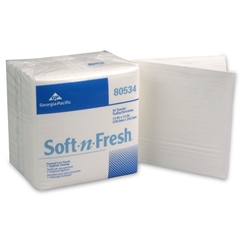 Georgia Pacific 80534 Soft-n-Fresh® Disposable Wash Cloths Georgia Pacific 80534 Soft-n-Fresh® Disposable Wash Cloths