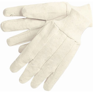 MCR Safety 8100 Clute Straight Thumb, Cotton Canvas Gloves,L,(Dz.)