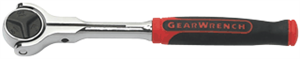 Gearwrench 81224 Cushion Grip Roto Ratchet, 1/4&#34;