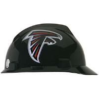 MSA 818385 V-Gard® Hard Hat w/1-Touch®, Atlanta Falcons