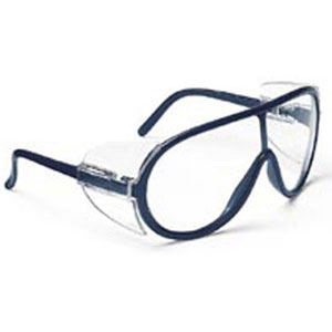 MCR Safety 82110 Prodigy&reg; SLX Safety Glasses,Navy w/ SideShield,Clear