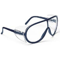MCR Safety 82110 Prodigy® SLX Safety Glasses,Navy w/ SideShield,Clear