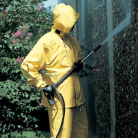 MCR Safety 8402 Hydroblast 2 Pc. Rain Suit, .35mm Yellow, M