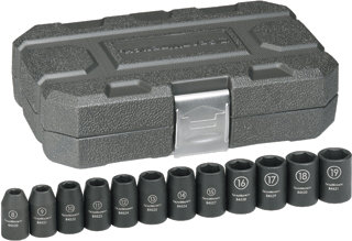 Gearwrench 84930 12 Pc. Impact Socket Set Metric 1/2&quot; Dr.