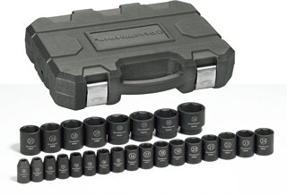 Gearwrench 84933 25 Pc. Impact Socket Set Metric 1/2&quot; Dr.
