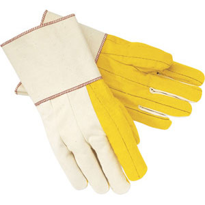 MCR Safety 8516G Canvas Back Chore Gloves,5&#34; Cuff,(Dz.)