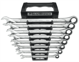 Gearwrench 85198 8 Pc. XL Combination Ratcheting Wrench Set-SAE