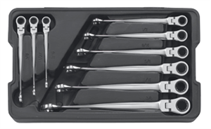 Gearwrench 85298 9 Pc XL X-Beam&#153; Flex Ratcheting Wrench Set-SAE