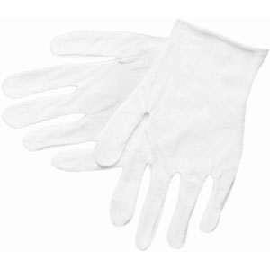 MCR Safety 8614C Cotton Inspectors Gloves,100% Cotton 14&#34; ,L,(Dz.)
